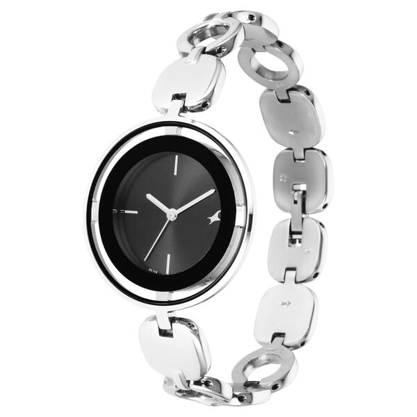 Fastrack 6237SM01 Quartz Analog Silver Dial Metal Strap Women’s Watch