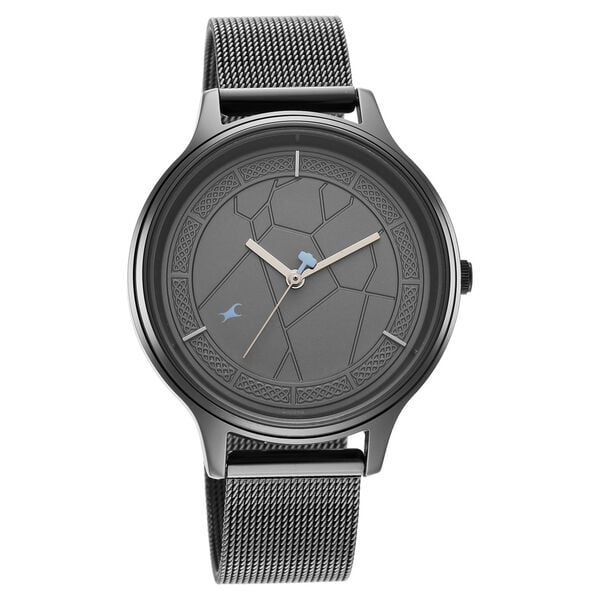 Fastrack 6269QM01 Quartz Analog Grey Dial Stainless Steel Strap Women’s Watch