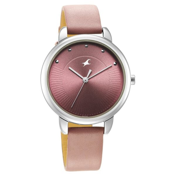 Fastrack 6282SL02 Quartz Analog Purple Dial Leather Strap Women’s Watch