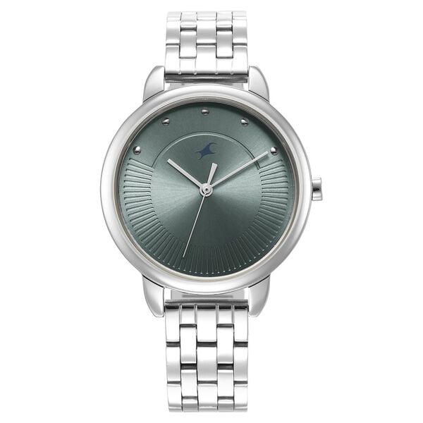 Fastrack NS6282SM02 women’s watch front view blue dial