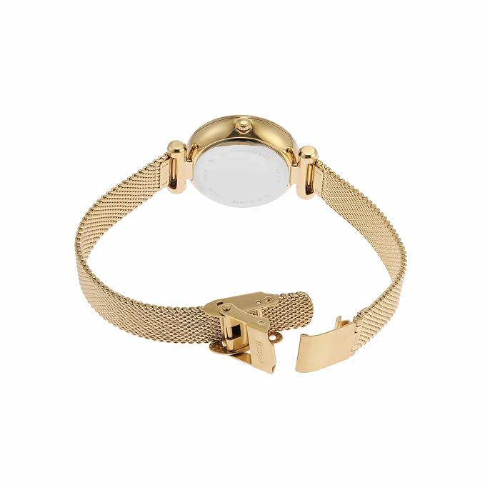 Fossil BQ3898 Women's Quartz Analog Watch White Dial Rose Gold Stainless Steel Strap