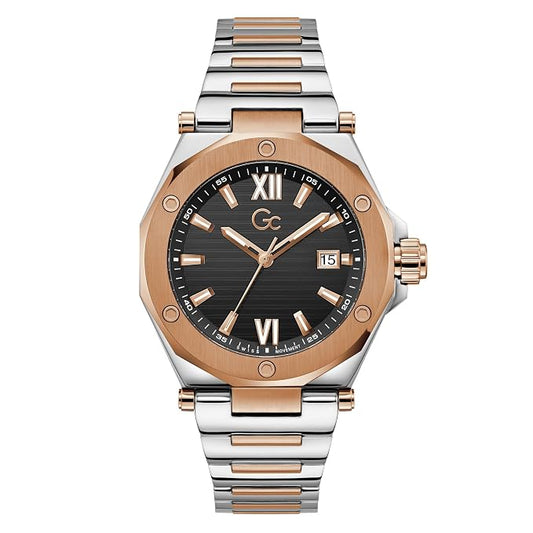 GC Z67002G2 Legacy Sleek Metal Men's Swiss Made Black Analog Watch