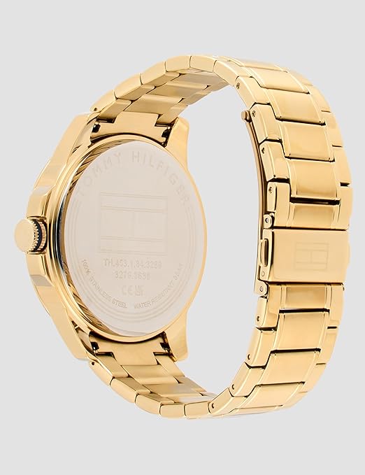 Tommy Hilfiger NSTH1710407W Men Black Dial Stainless Steel Strap Quartz Analog Watch