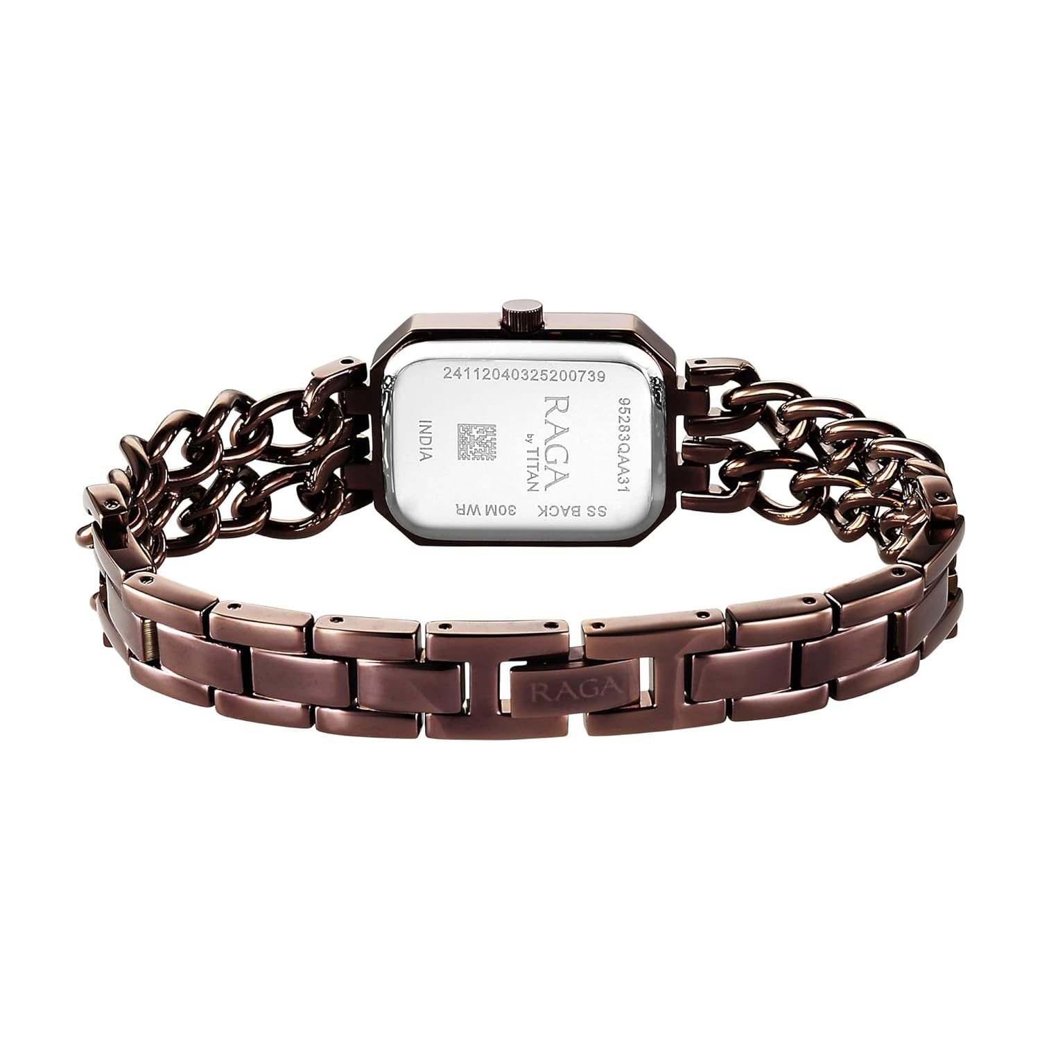 Titan NU95283QM01 Raga Showstopper Brown Dial Women's Metal Analog Watch