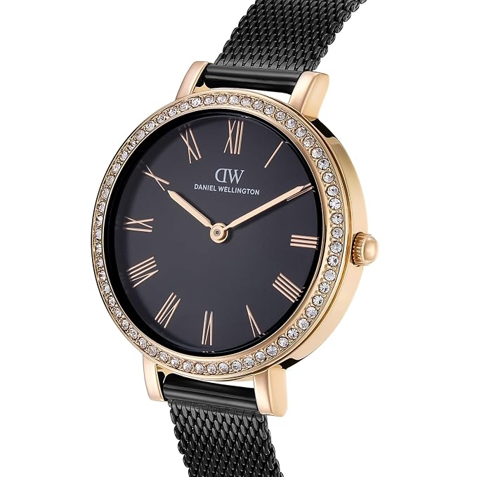Daniel Wellington DW0DL3200 Black Dial Women's Black Stainless Steel Watch