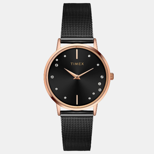 Timex TWEL15603 Women’s Black Dial Quartz Analog Watch