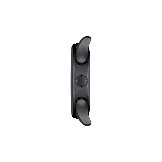 Tissot T1166173605200 Chrono XL Vintage Quartz Chronograph Round Black Dial Leather Strap 45mm Men’s Watch