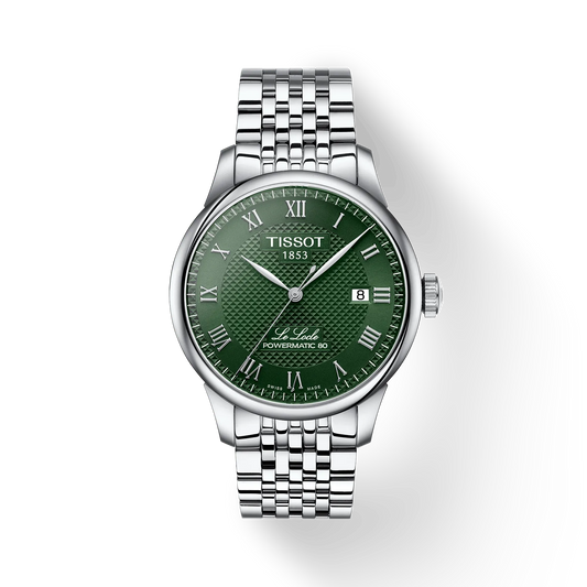 Tissot T0064071109300 Le Locle Powermatic 80 Men Automatic Green Dial Watch