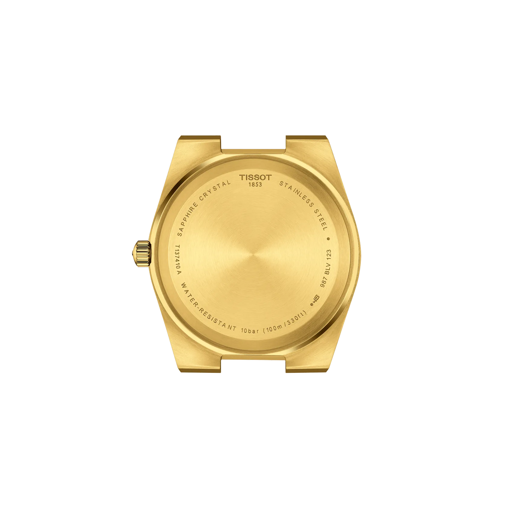Tissot T1374103302100 Men Analog Quartz Watch with Champagne Dial, Yellow Gold & Stainless Steel Bracelet