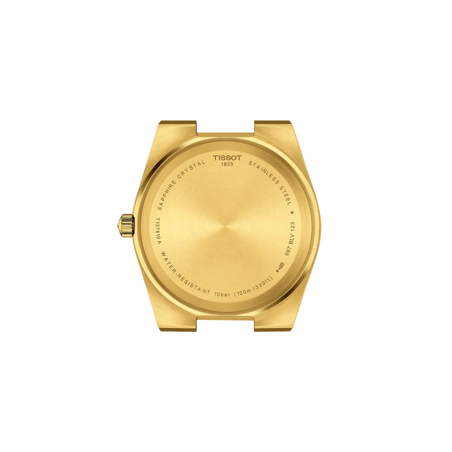 Tissot T1374103302100 Men Analog Quartz Watch with Champagne Dial, Yellow Gold & Stainless Steel Bracelet