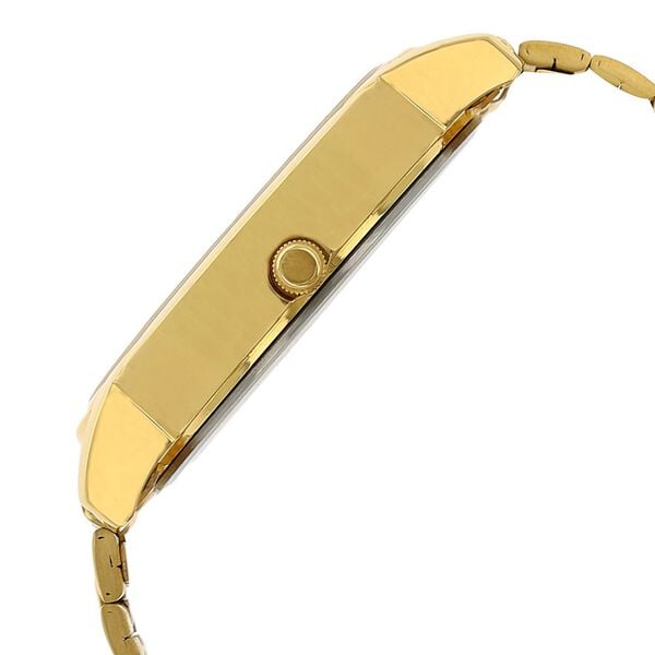 Sonata 77031YM04 Quartz Analog Champagne Dial Men’s Watch with Gold Stainless Steel Strap