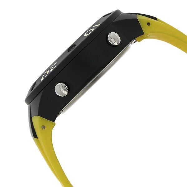 Sonata 77035PP03 Men SF Super Fibre Grey Dial Digital Watch with Yellow Plastic Strap