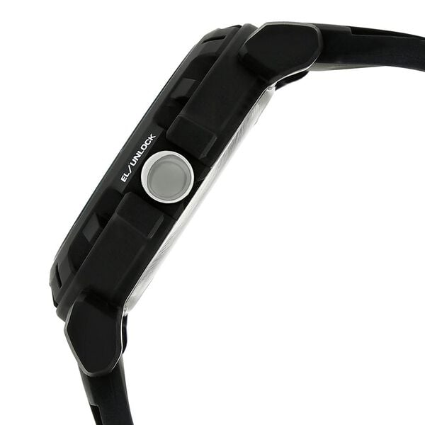 Sonata 77037PP04 Men Digital Grey Dial Black Plastic Strap Super Fibre Watch