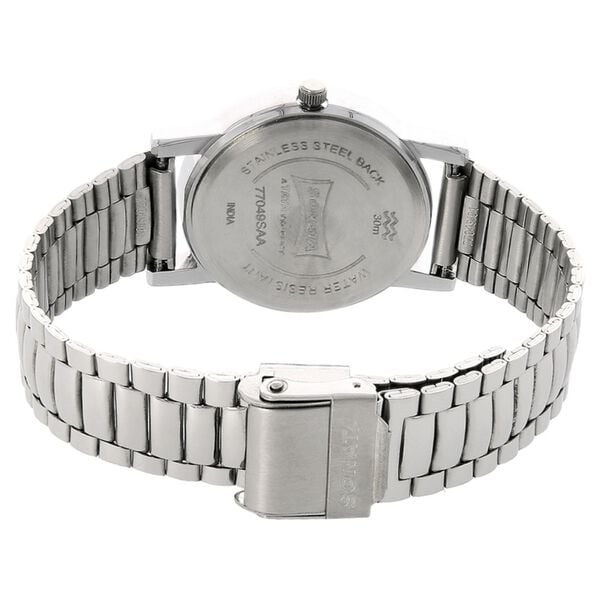 Sonata 77049SM02 Classic White Dial Men’s Quartz Analog Watch