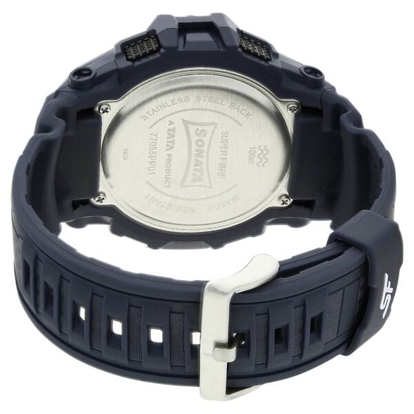 Sonata 77055PP01 SF Digital Men’s Quartz Digital Watch
