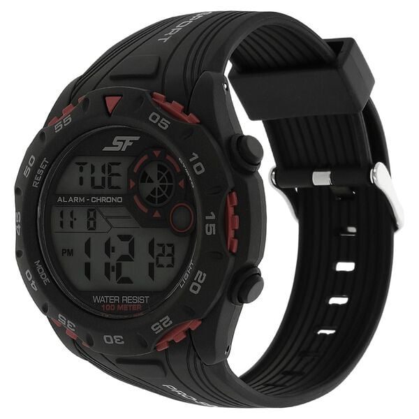 Sonata 77068PP01 SF Quartz Analog Black Dial Men’s Watch