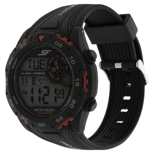 Sonata 77068PP01 SF Quartz Analog Black Dial Men’s Watch