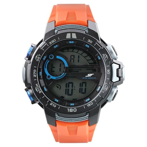 Sonata 77074PP04 Super Fibre Digital Dial Sports Watch for Men