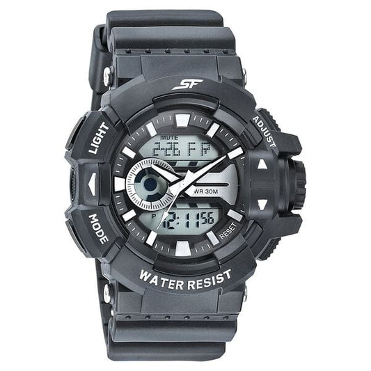 Sonata 77118PP01W Analog-Digital Black Dial Men’s Quartz Watch