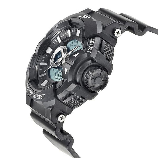 Sonata 77118PP01W Analog-Digital Black Dial Men’s Quartz Watch