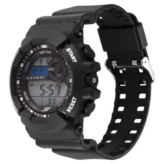 Sonata 77130PP01W Sporty Digital Black Dial Men’s Watch