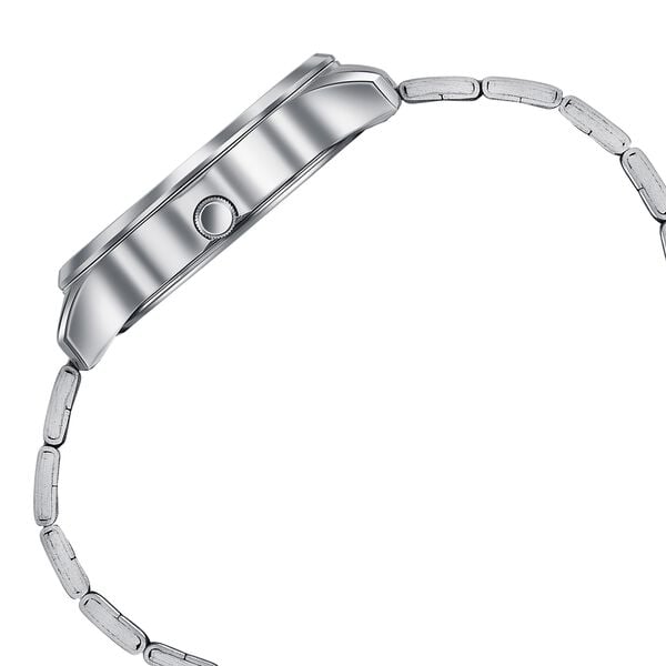 Sonata 77163SM03 Axis Quartz Analog Multifunction Silver Dial Silver Stainless Steel Men's Watch