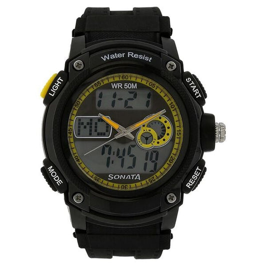 Sonata 7989PP02 SF Ocean Series Men’s Analog-Digital Watch