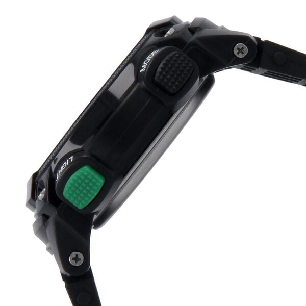 Sonata 7989PP04 Men SF Super Fibre Analog‑Digital Multi‑Colour Dial Black Plastic Strap Watch