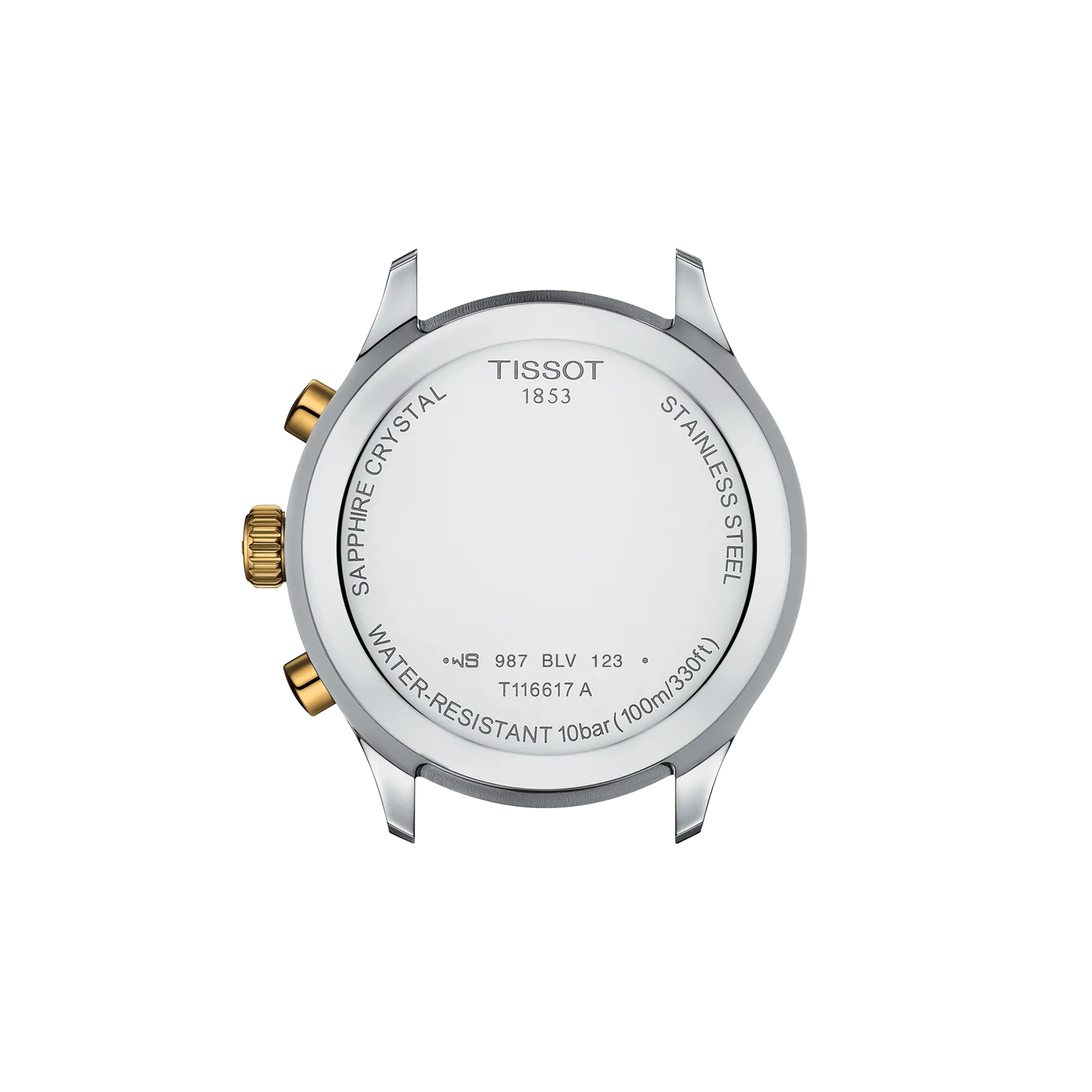 Tissot T1166172204100 Blue Dial 45 mm Men’s Swiss Quartz Chrono XL Classic Watch – Yellow Gold PVD & Stainless Steel Case & Bracelet, Sapphire Crystal