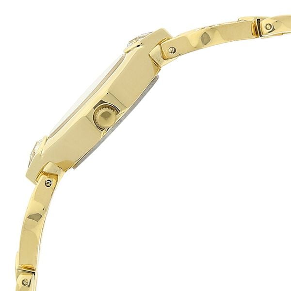 Sonata 8063YM04 Quartz Analog Champagne Dial Golden Metal Strap Watch for Women
