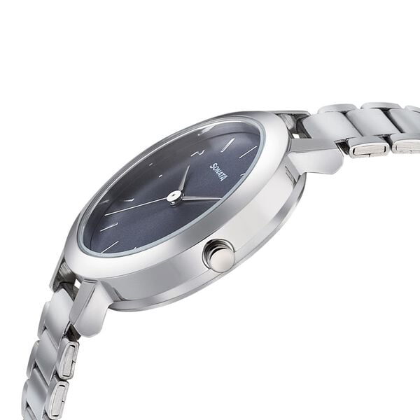 Sonata NS8141SM07 Women Play Blue Dial Stainless Steel Strap Quartz Watch
