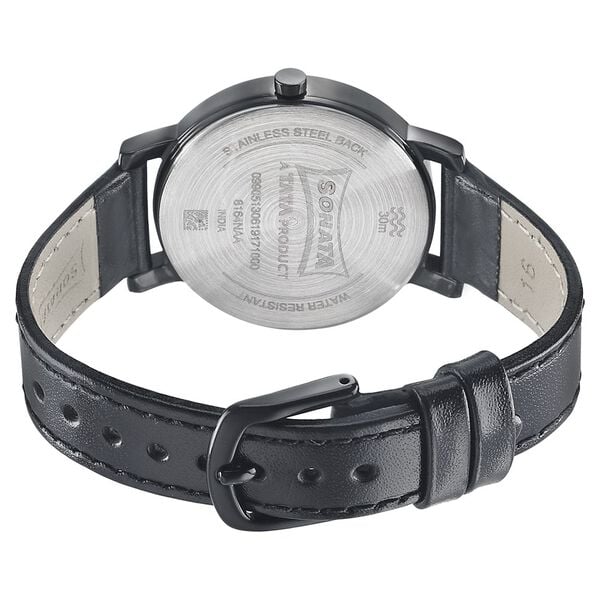 Sonata 8164NL01 Play Black Dial Women’s Quartz Analog Watch