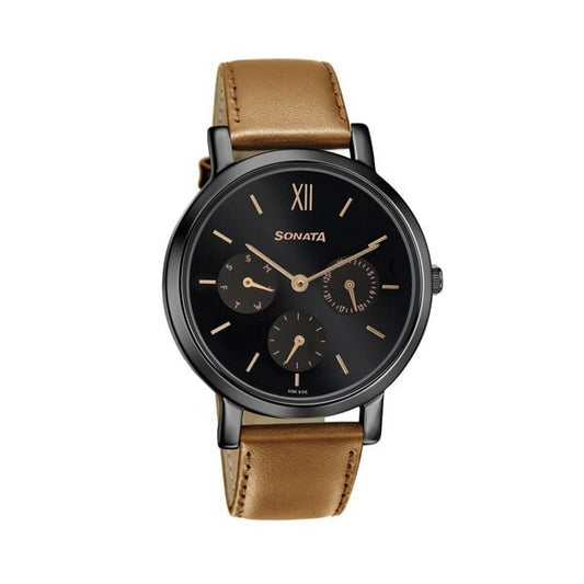 Sonata 8164NL03 Women’s Multifunction Quartz Analog Watch