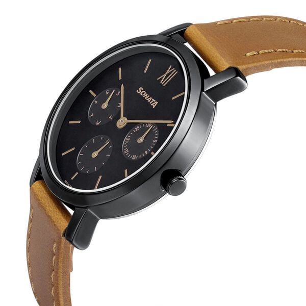 Sonata 8164NL03 Women’s Multifunction Quartz Analog Watch