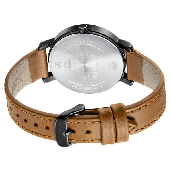 Sonata 8164NL03 Women’s Multifunction Quartz Analog Watch