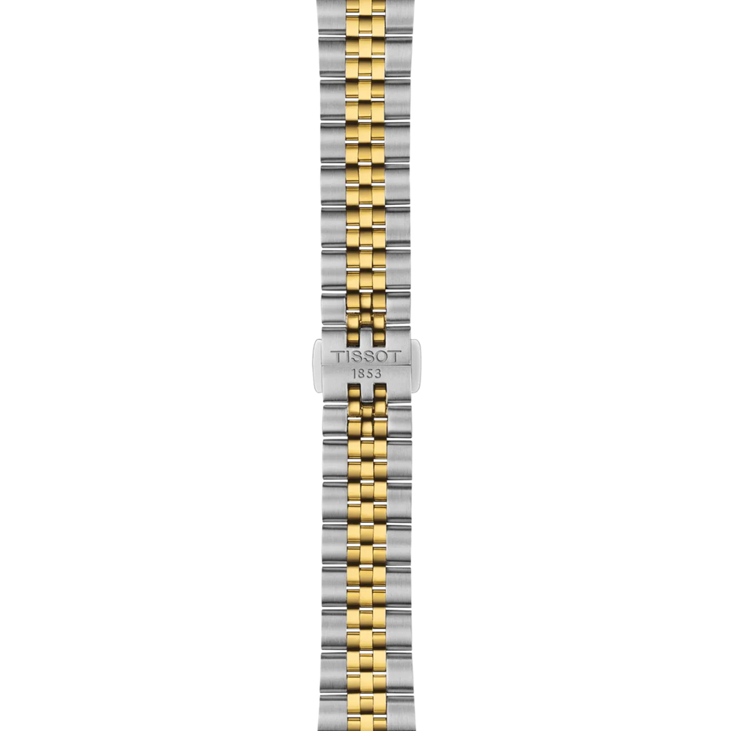 Tissot T1562102203100 Ballade Swiss Quartz Analog Silver Dial 34mm Two‑Tone Stainless Steel Case Two‑Tone Stainless Steel Bracelet Female Watch