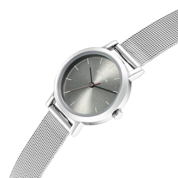 Sonata 8174SM04 Quartz Analog Silver Dial Stainless Steel Women’s Watch