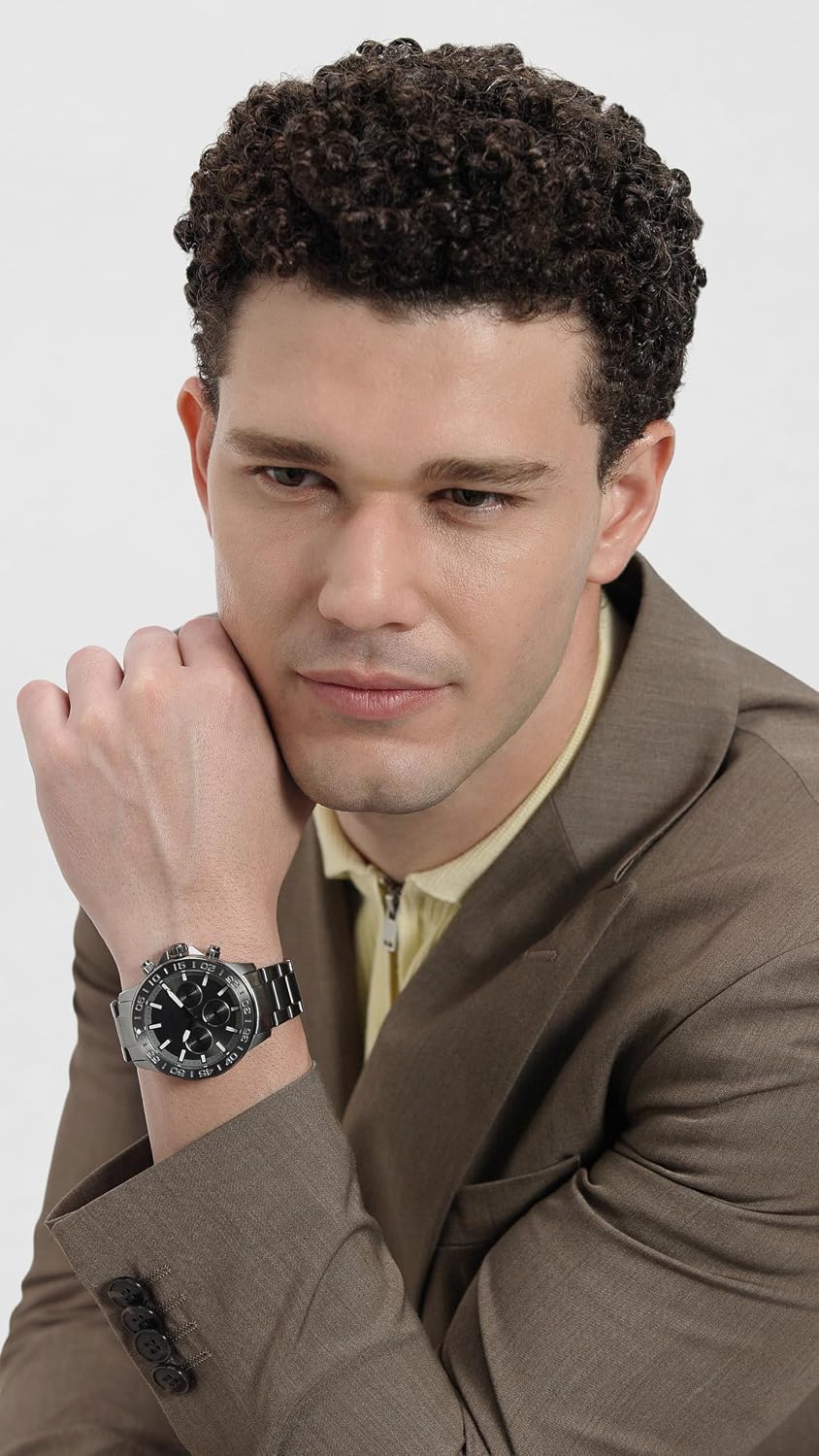 Fossil BQ2491 Bannon Men's Smoke Stainless Steel Multifunction Watch