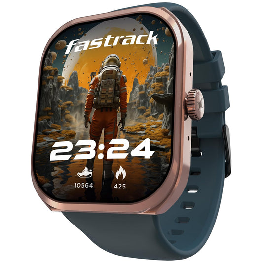 Fastrack 38139PP03K Revoltt FS2+ Unisex Teal Bluetooth Calling Smartwatch with 2.01" TFT Display