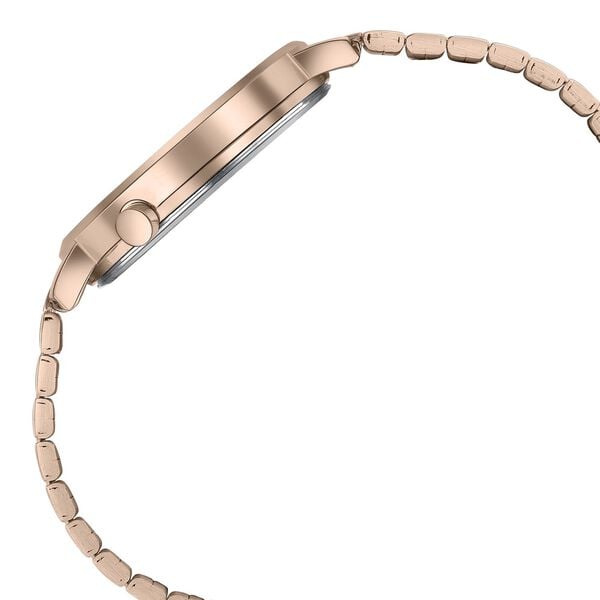Sonata 87045WM01W Elegant Essentials Quartz Analog Women Watch with Rose Gold Dial and Rose Gold Stainless Steel Strap