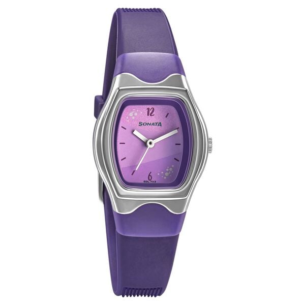 Sonata 8989PP10W Play Purple Dial Women’s Quartz Analog Watch