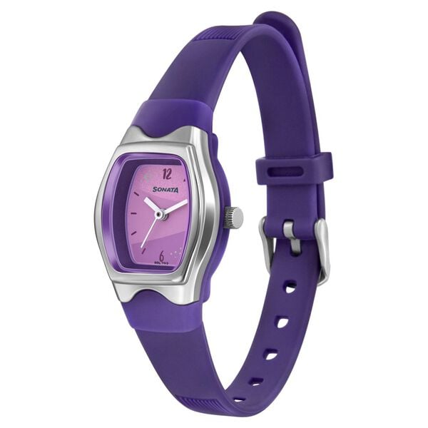 Sonata 8989PP10W Play Purple Dial Women’s Quartz Analog Watch