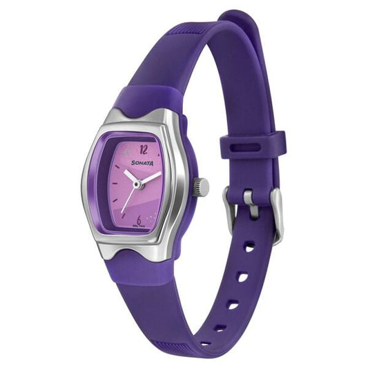 Sonata 8989PP10W Play Purple Dial Women’s Quartz Analog Watch