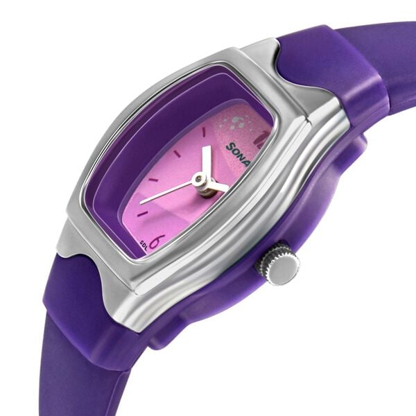 Sonata 8989PP10W Play Purple Dial Women’s Quartz Analog Watch