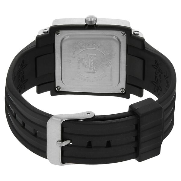 Sonata 8990PP03J Quartz Analog Black Dial Fabric Strap Watch for Women