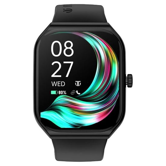 Titan 90188AP01A Smart 3 Super AMOLED Bluetooth Calling Unisex Smart Watch with 1.96 Inch Display, Health Tracking and Silicone Strap