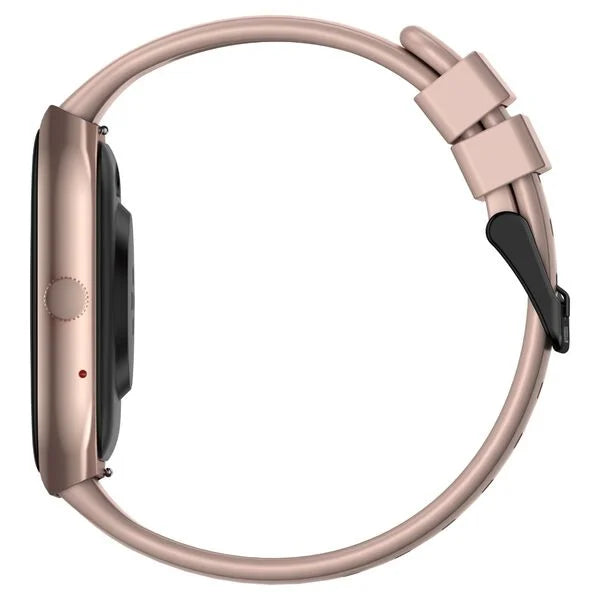 Titan 90188AP06A Smart 3 Premium Super AMOLED Bluetooth Calling Unisex Smart Watch with 1.96 Inch Display, Health Tracking and Beige Silicone Strap