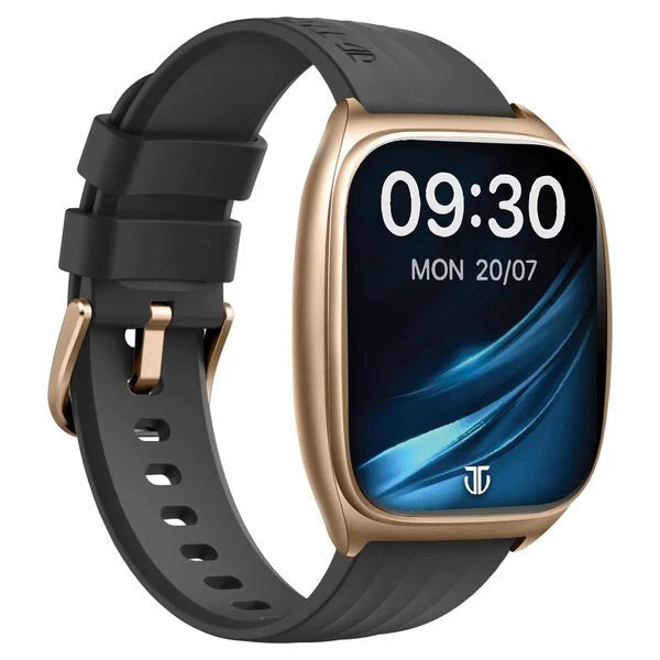 Titan 90204AP03A Evolution Smart Watch with 4.6 cm Curved AMOLED Display, Bluetooth Calling, AI Voice Assistant & Fitness Features