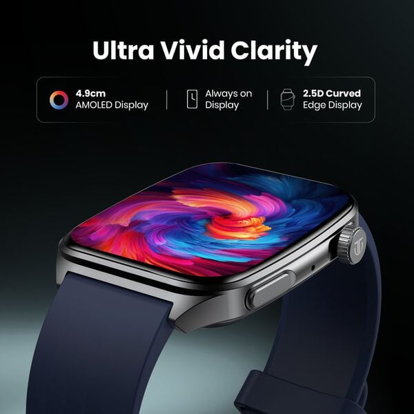 Titan 90299QP01K Smart 4.0 1.93" AMOLED Bluetooth Calling Smartwatch Blue Silicone Strap (Copy)
