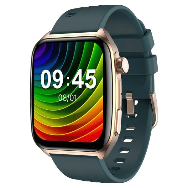 Titan 90299WP01K Smart 4.0 1.93" AMOLED Bluetooth Calling Smartwatch Teal Green Silicone Strap